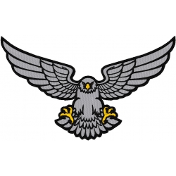REFLECTIVE FLYING EAGLE PATCH