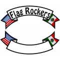 USA & MEXICO BANNER ROCKER